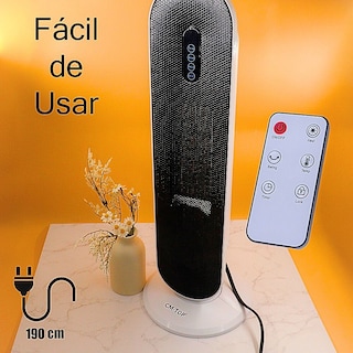 Foto 4 | Calefactor Electrico Calentador Ceramico de Torre 1500w
