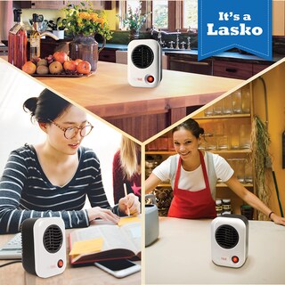 Foto 7 | Calefactor Space Heater Lasko Myheat Personal Mini 200 W 6 Pulgadas Blanco - Venta Internacional