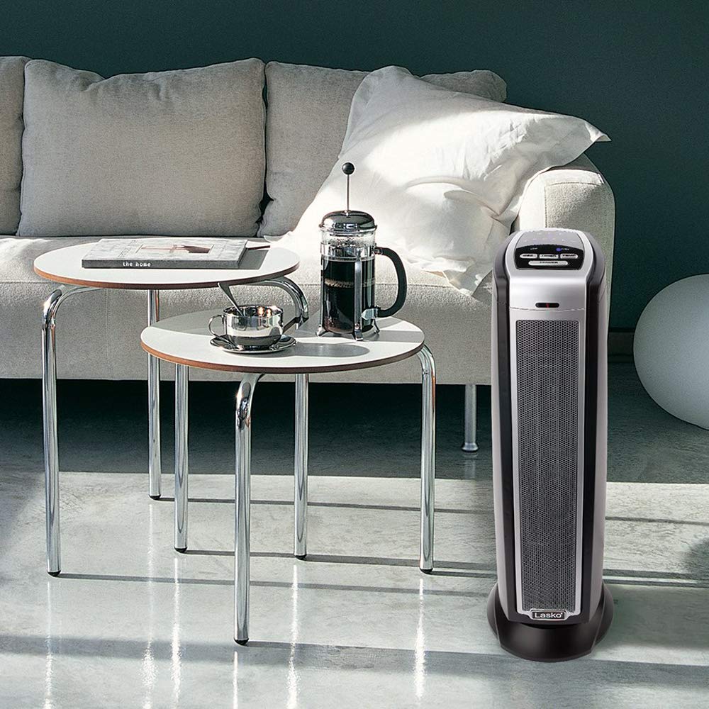 Foto 8 pulgar | Torre Oscilante De Cerámica Space Heater Lasko De 1500 W Con Mando A Distancia - Venta Internacional.