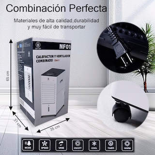 Foto 4 | Calefactor y Enfriador Aire Multifuncional con Control Remoto