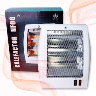 Foto 1 | Calefactor Eléctrico De 2 Niveles Calefacción Rápida Color Blanco