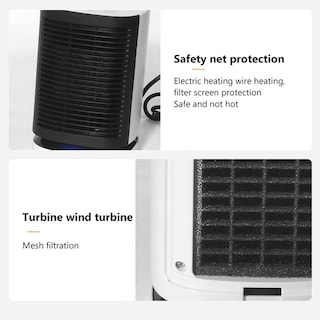 Foto 5 | Calentador de Calentamiento Rápido Control del Termostato Protección Contra Sobrecalentamiento - Venta Internacional
