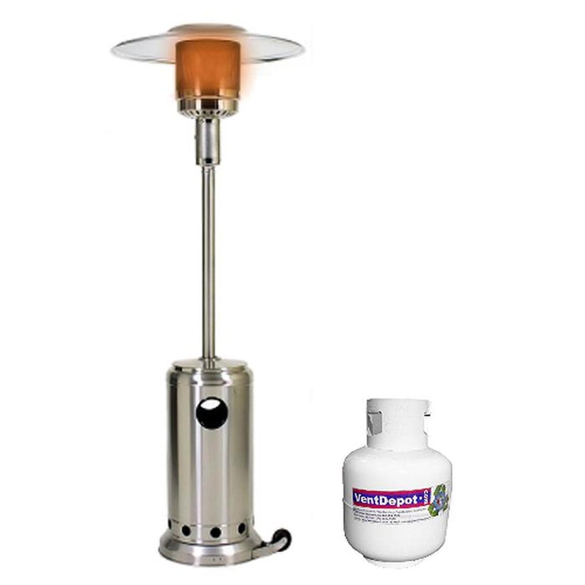 Calefactor de Gorro Chino o Patio VentDepot Mxpot-004 Acero Inoxidable