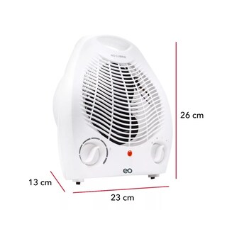 Foto 2 | Calefactor con Ventilador Eo Safe Imports Esi-10510-1 Blanco