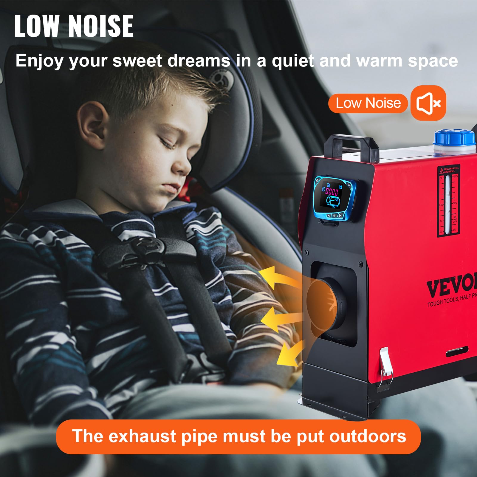 Foto 3 pulgar | Calentador De Aire Diesel Vevor 5kw 12v Con Control Remoto Para Camiones Rv - Venta Internacional.