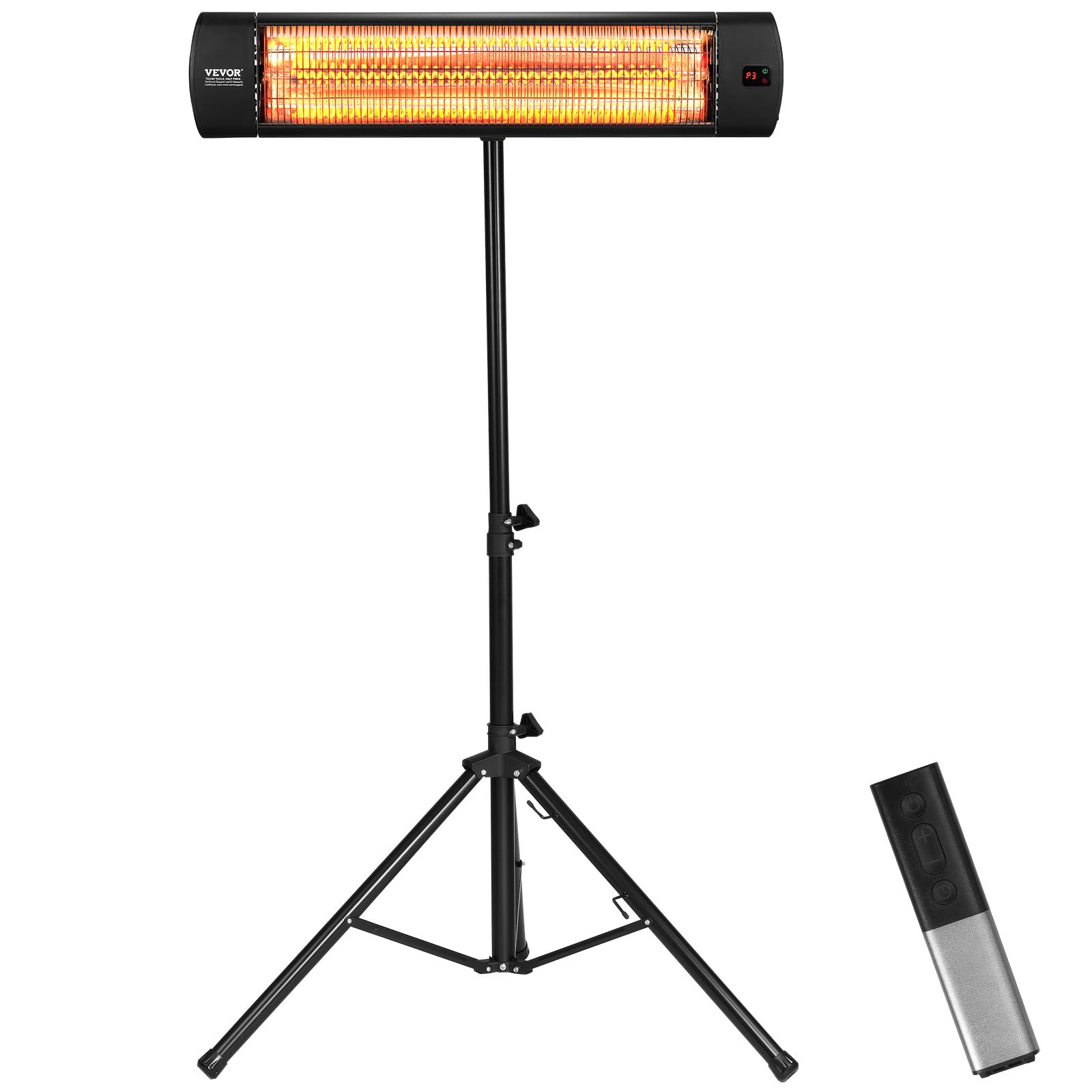 Foto 2 pulgar | Calentador Infrarrojo Vevor De 1500 W Con Mando A Distancia Led, 34 Cm, Con Soporte - Venta Internacional.