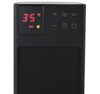 Foto 3 | Calefactor De Torre Midea Mhc150rfbb 23 Pulg Digital Ceramico Negro