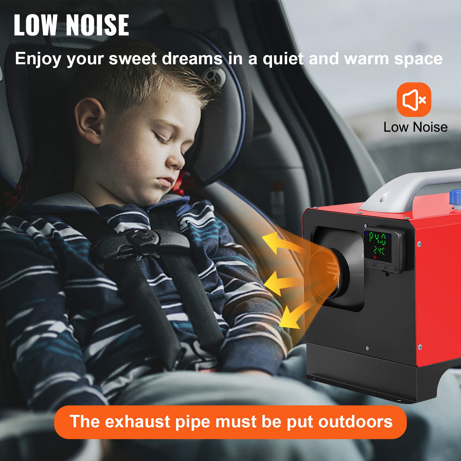 Foto 7 pulgar | Calentador de Aire Diesel Vevor 8kw 12v con Lcd y Control Remoto - Venta Internacional