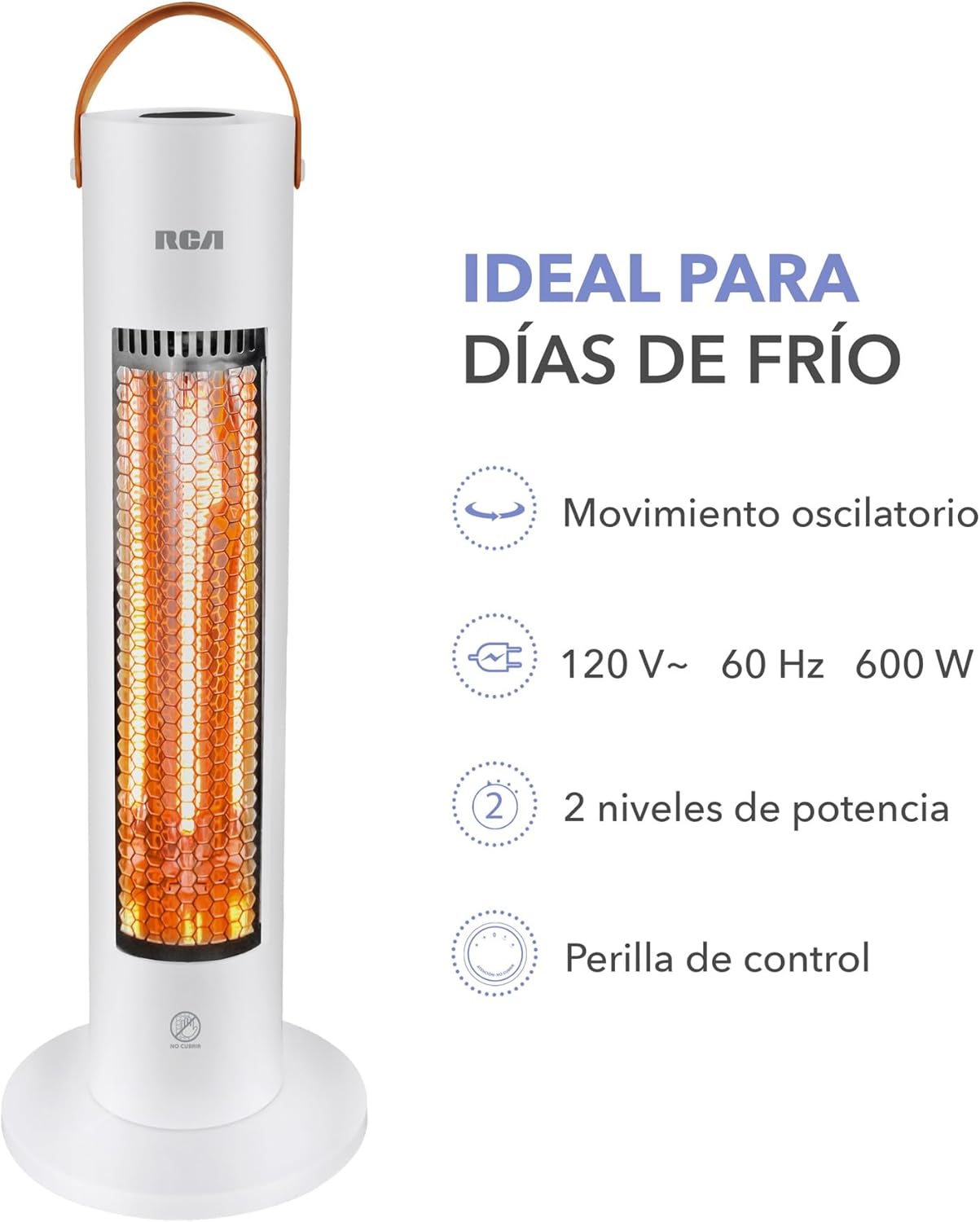 Foto 2 pulgar | Calefactor De Fibra De Carbono Rca