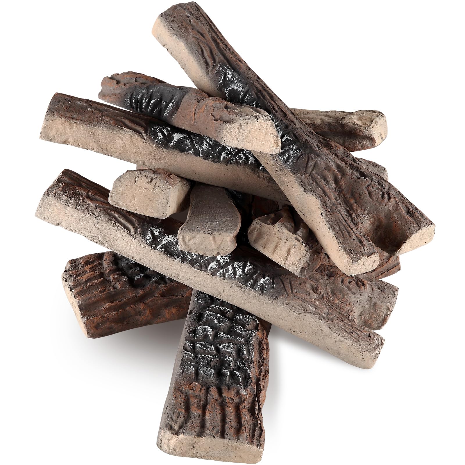 Foto 2 pulgar | Chimenea De Gas Vevor, Cerámica Grande, Resistente Al Calor, 10 Unidades - Venta Internacional.