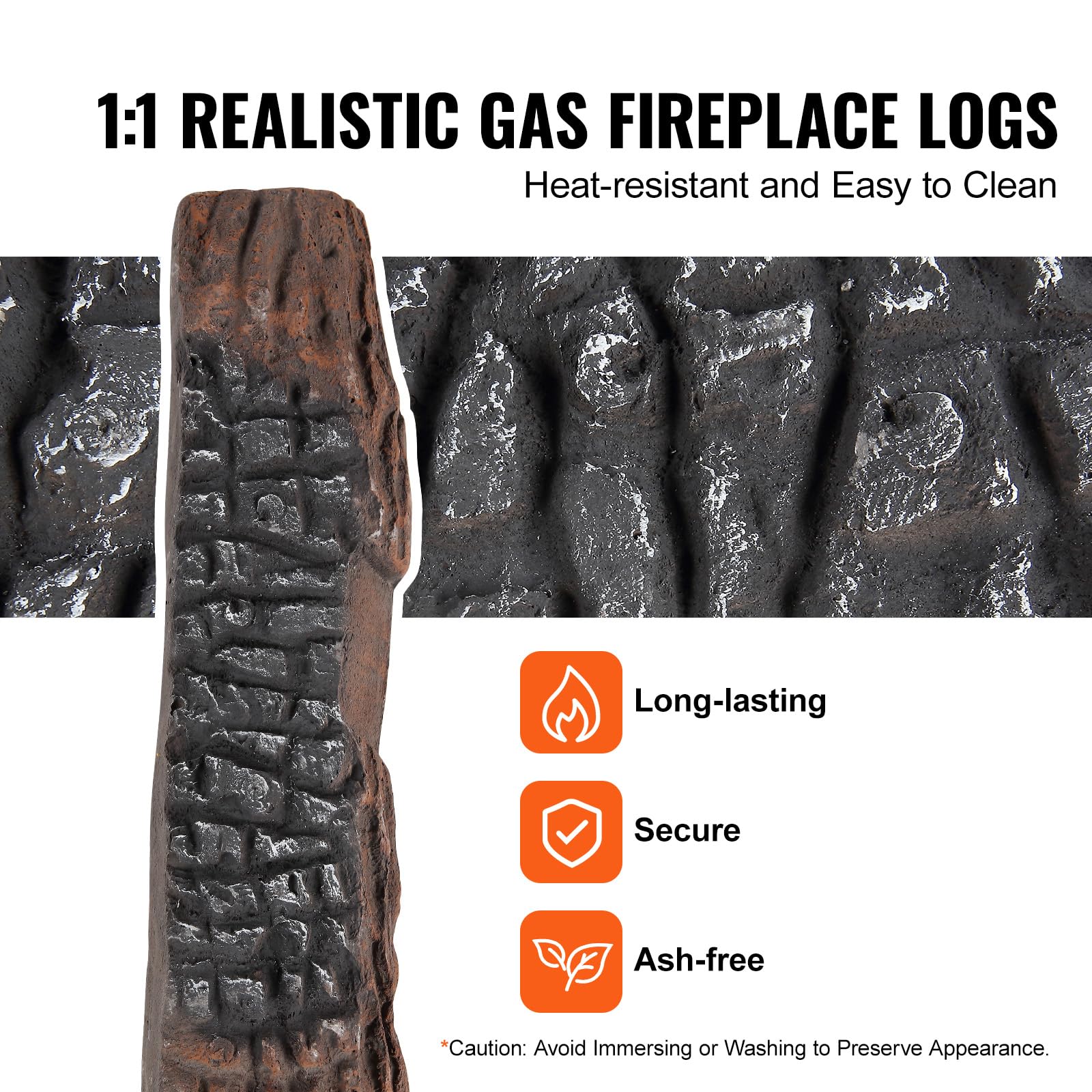 Foto 5 | Chimenea De Gas Vevor, Cerámica Grande, Resistente Al Calor, 10 Unidades - Venta Internacional.