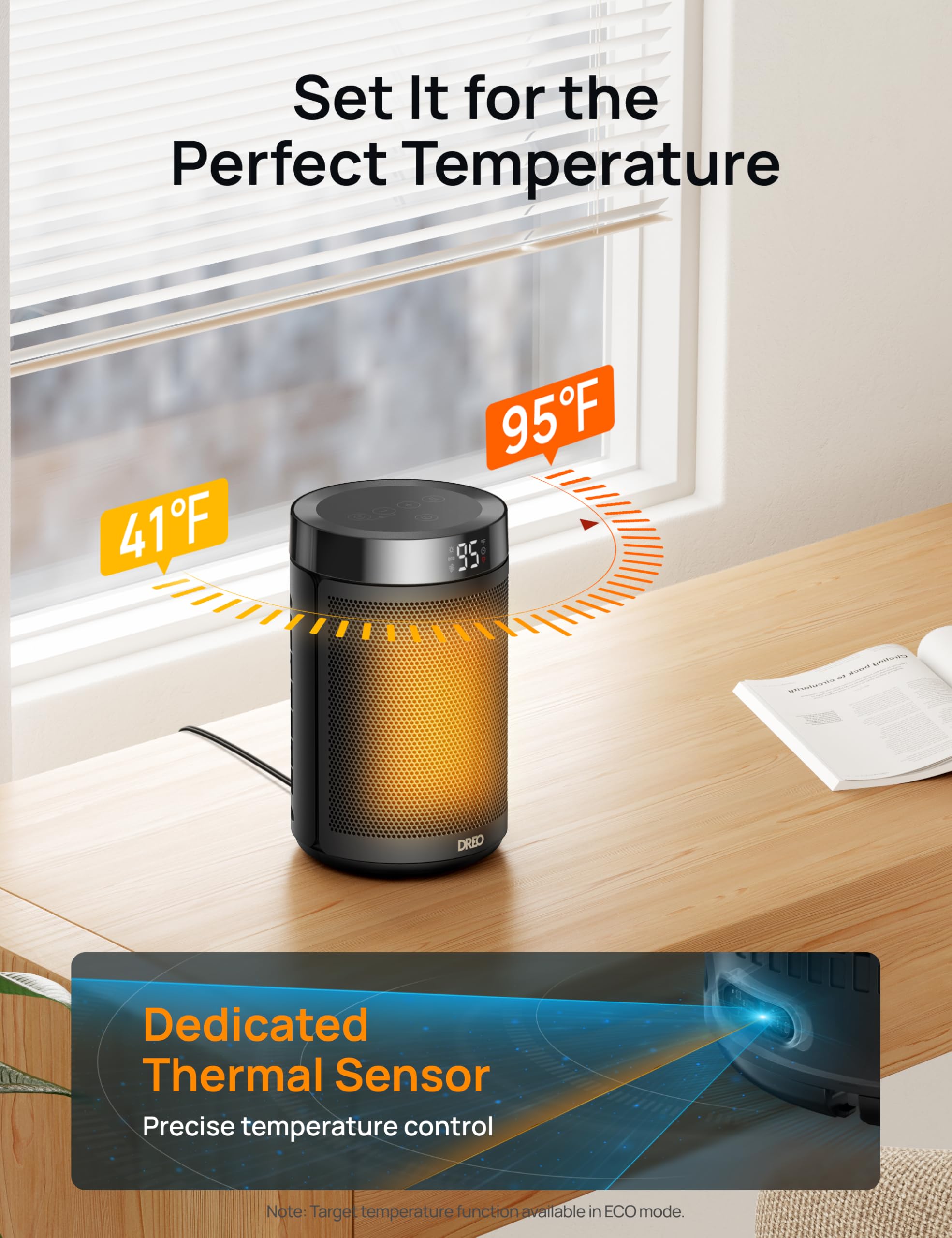 Foto 7 pulgar | Calentador Portátil Eléctrico Dreo De 1500 W Para Uso En Interiores - Venta Internacional.