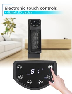 Foto 2 | Calentador Cerámico De Sobremesa Black+decker Oscilante Con Mando A Distancia - Venta Internacional.