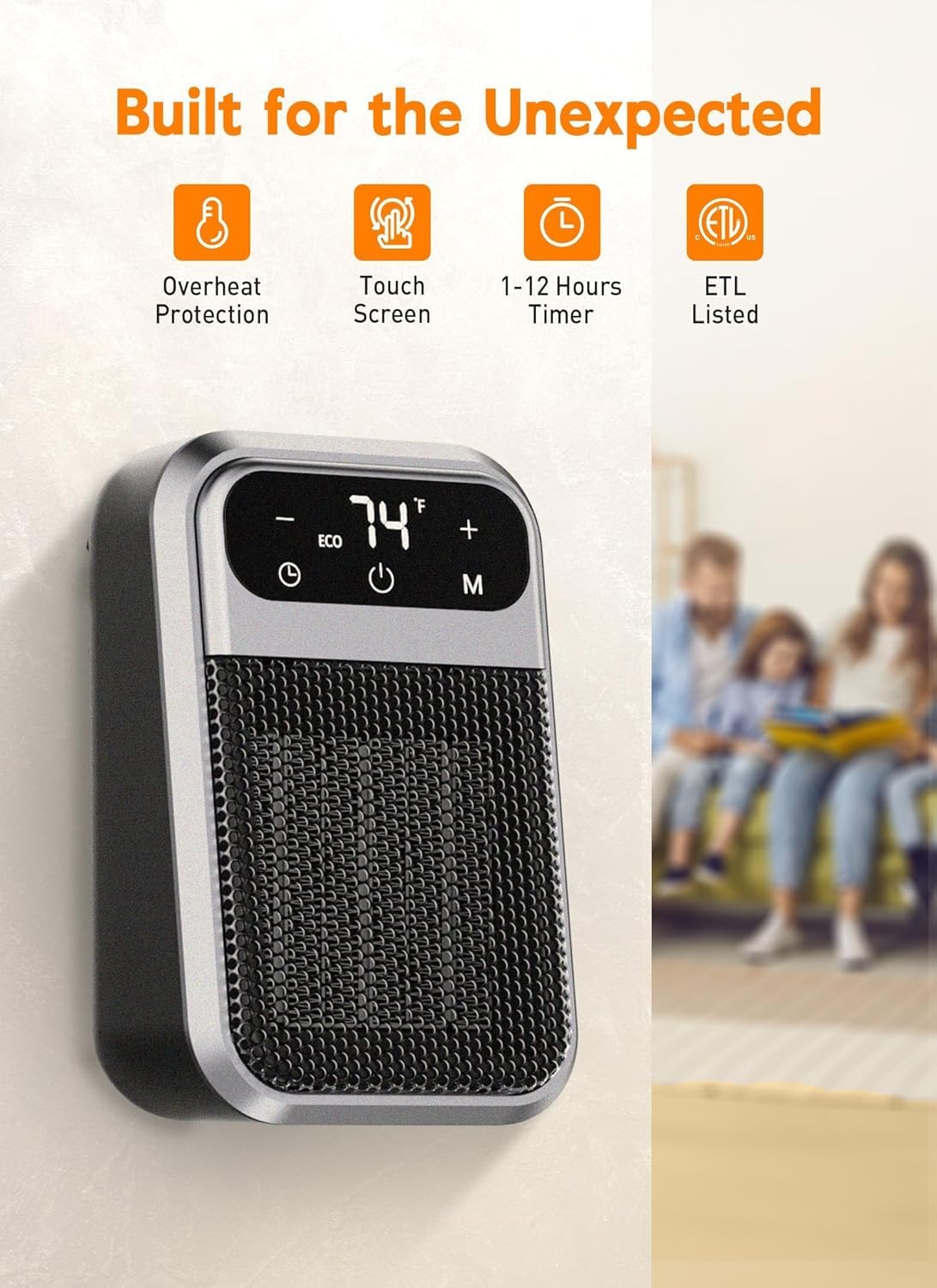 Foto 4 pulgar | Calefactor Eléctrico Brightown 800 W 2 Piezas - Venta Internacional