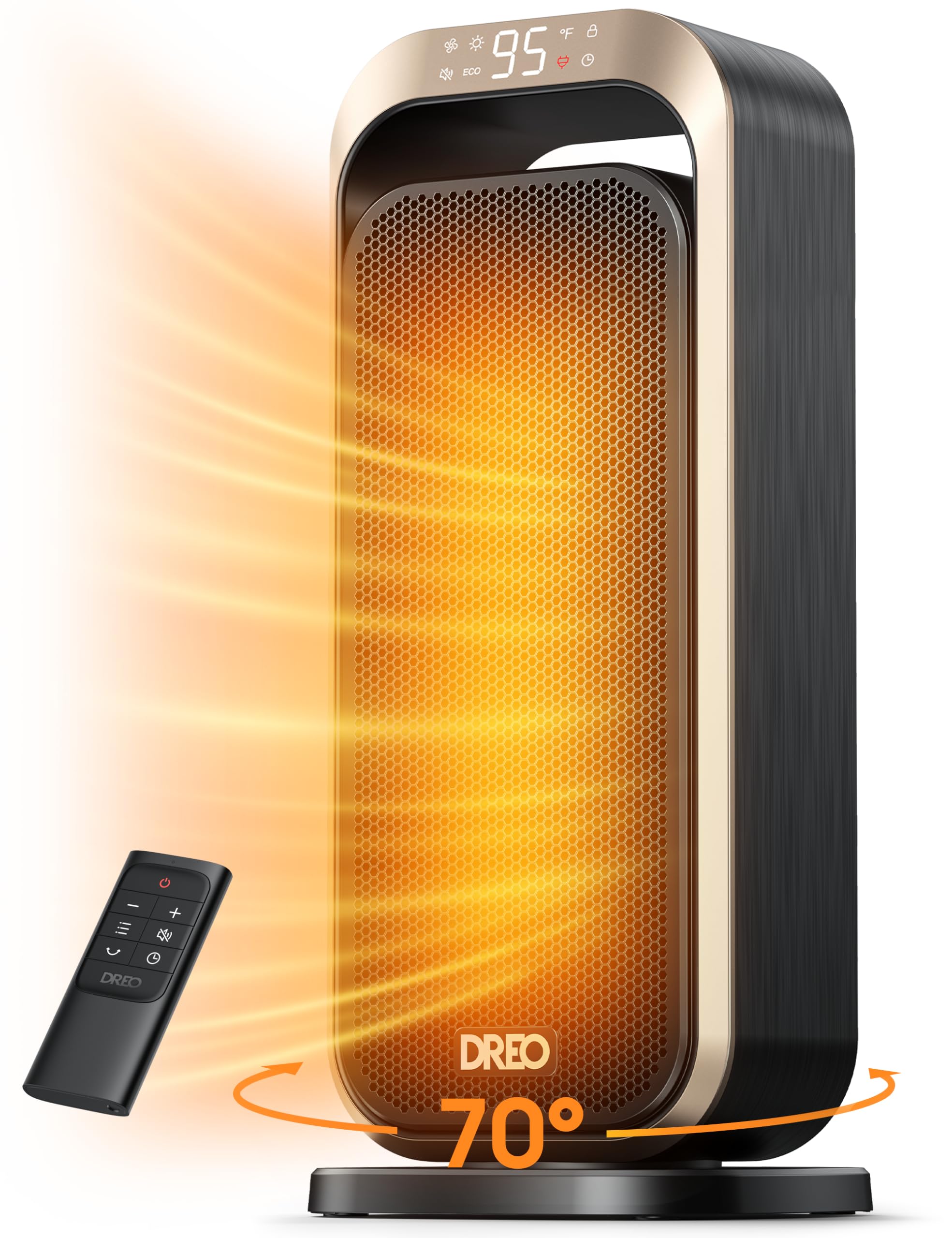 Calentador Eléctrico Space Heater Dreo 1500 W Ptc Con Termostato Y Temporizador - Venta Internacional.