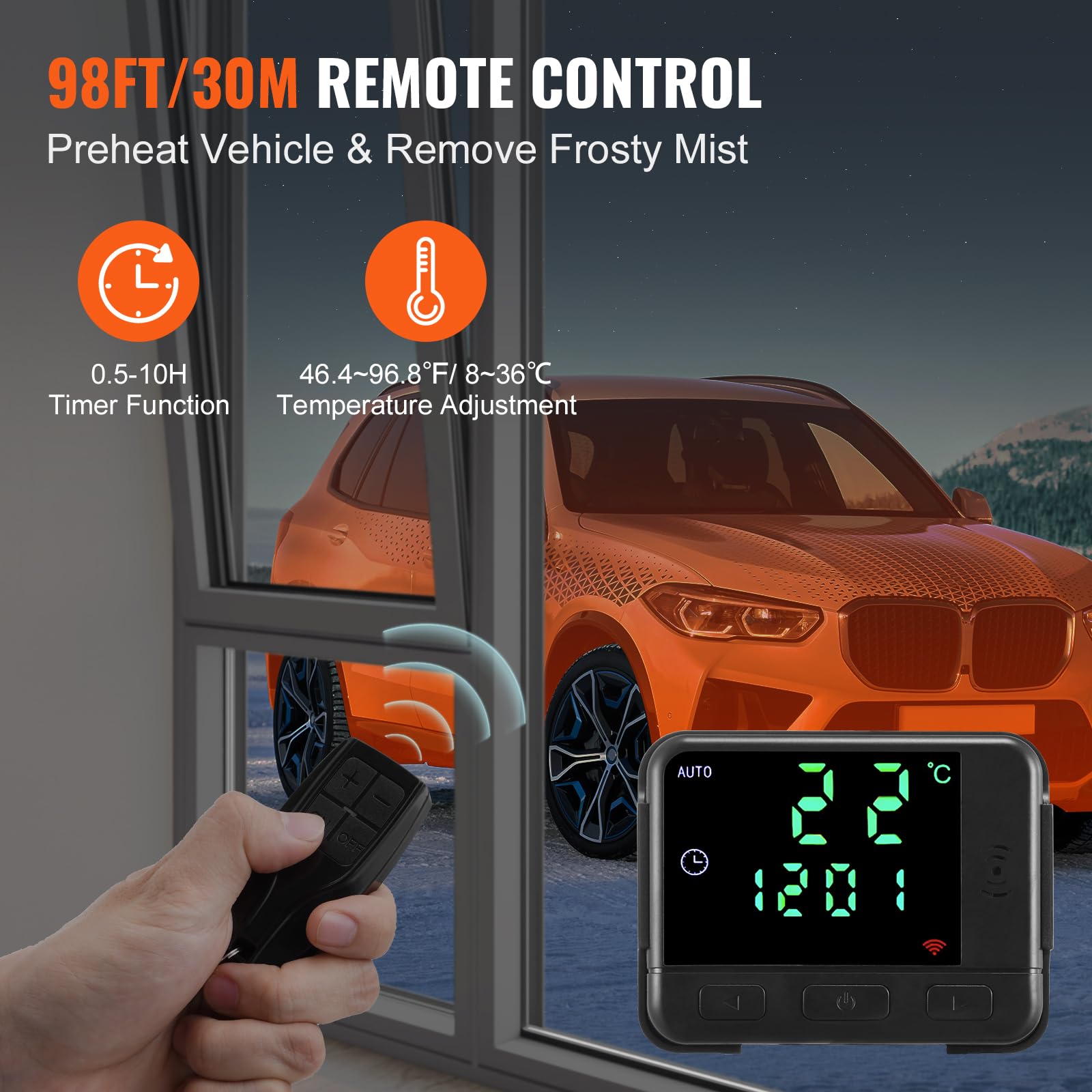 Foto 6 pulgar | Calentador Diésel Vevor 5-8 Kw Todo En Uno Con Control Remoto Lcd - Venta Internacional.
