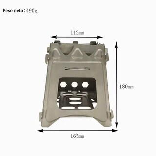 Foto 2 | Estufa Xtellar De Leña Compacta Y Plegable Para Exteriores