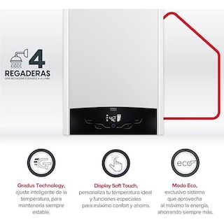 Foto 4 | Calorex Calenton Plenus Advance-24 Instantaneo 4 Servicios