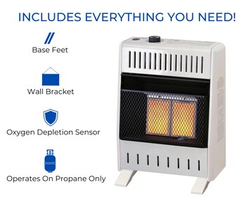 Foto 5 | Calentador Infrarrojo De Gas Propano Sin Ventilación Procom Ml100tpa-b - Venta Internacional.