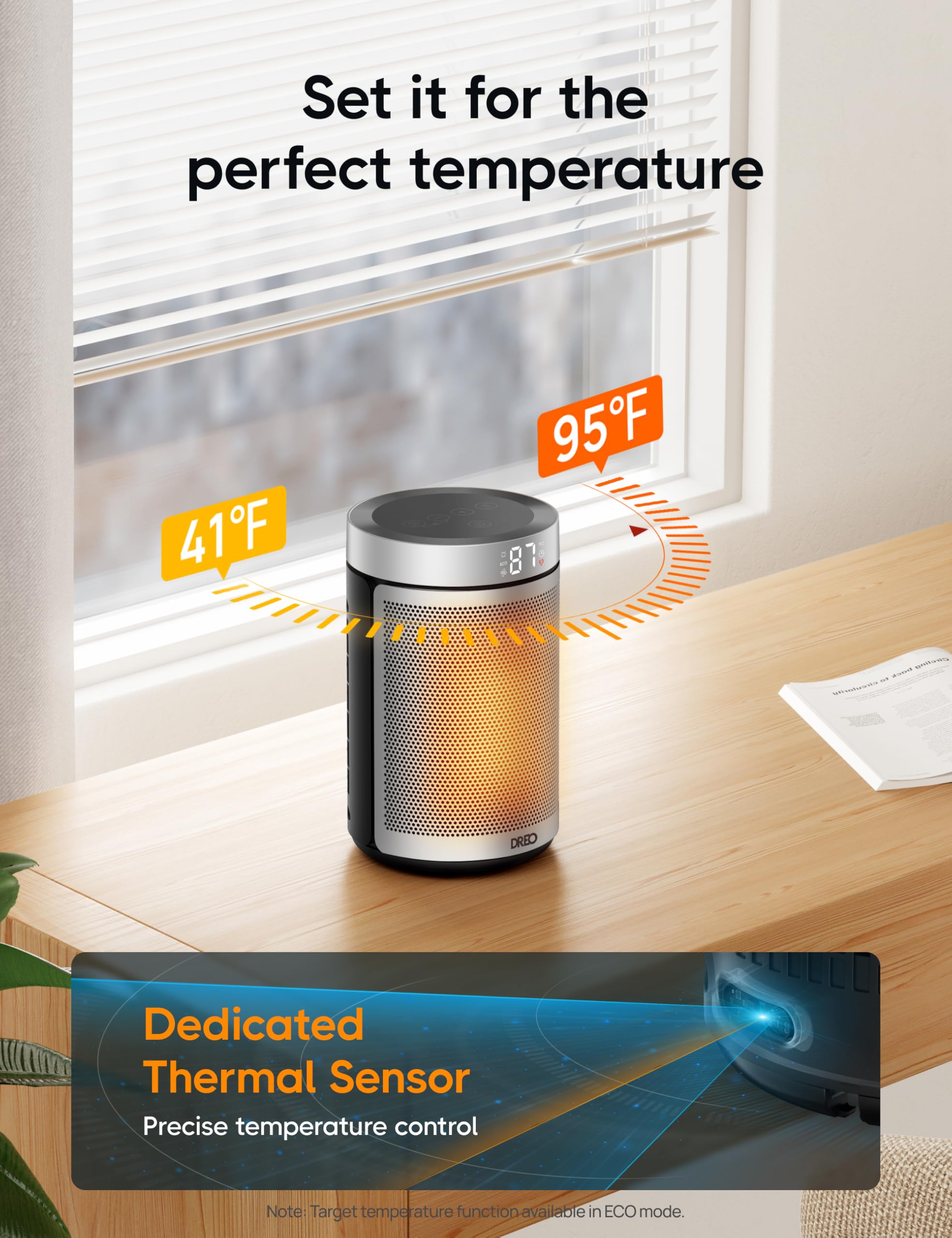 Foto 7 pulgar | Calefactor Portátil Dreo 1500 W-Venta Internacional