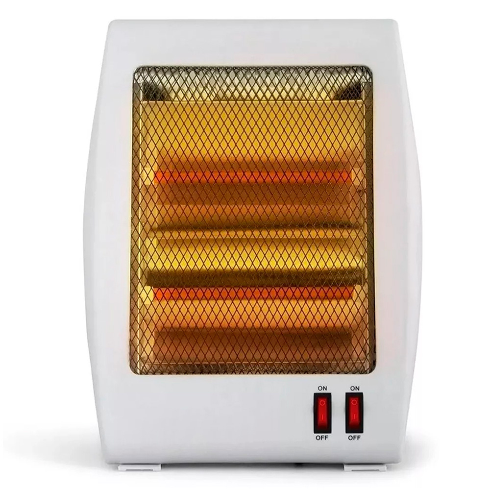 Calefactor Shendy Vendy Calentador Eléctrico Cuarzo 2 Niveles 800w color Blanco