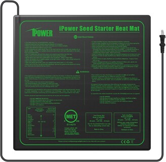 Foto 1 | Alfombrilla Térmica Seedling iPower 20 X 20 Pulgadas Resistente al Agua 48 W 220 V - Venta Internacional