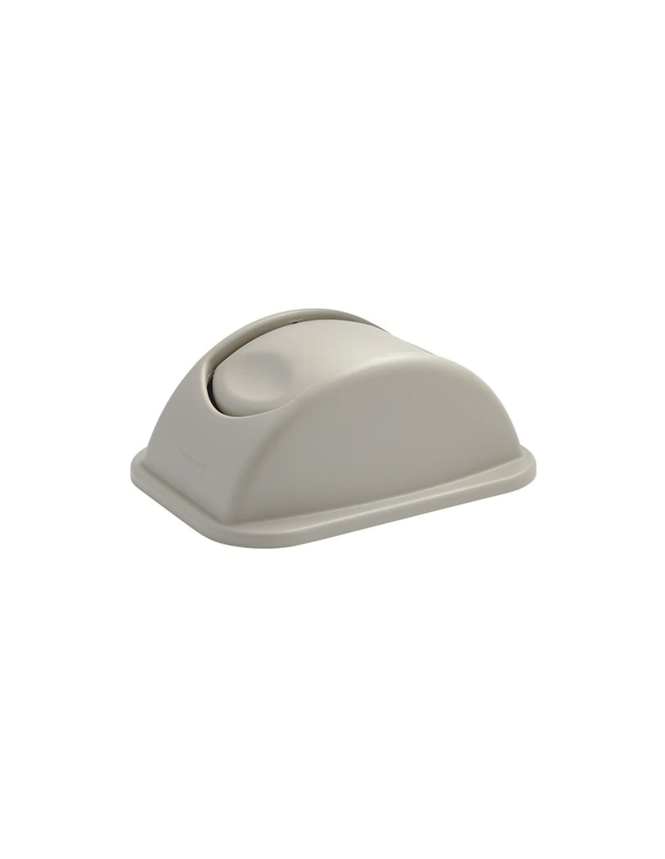 Foto 2 pulgar | Tapa Untouchable Rubbermaid FG295600 color Beige para Contenedor