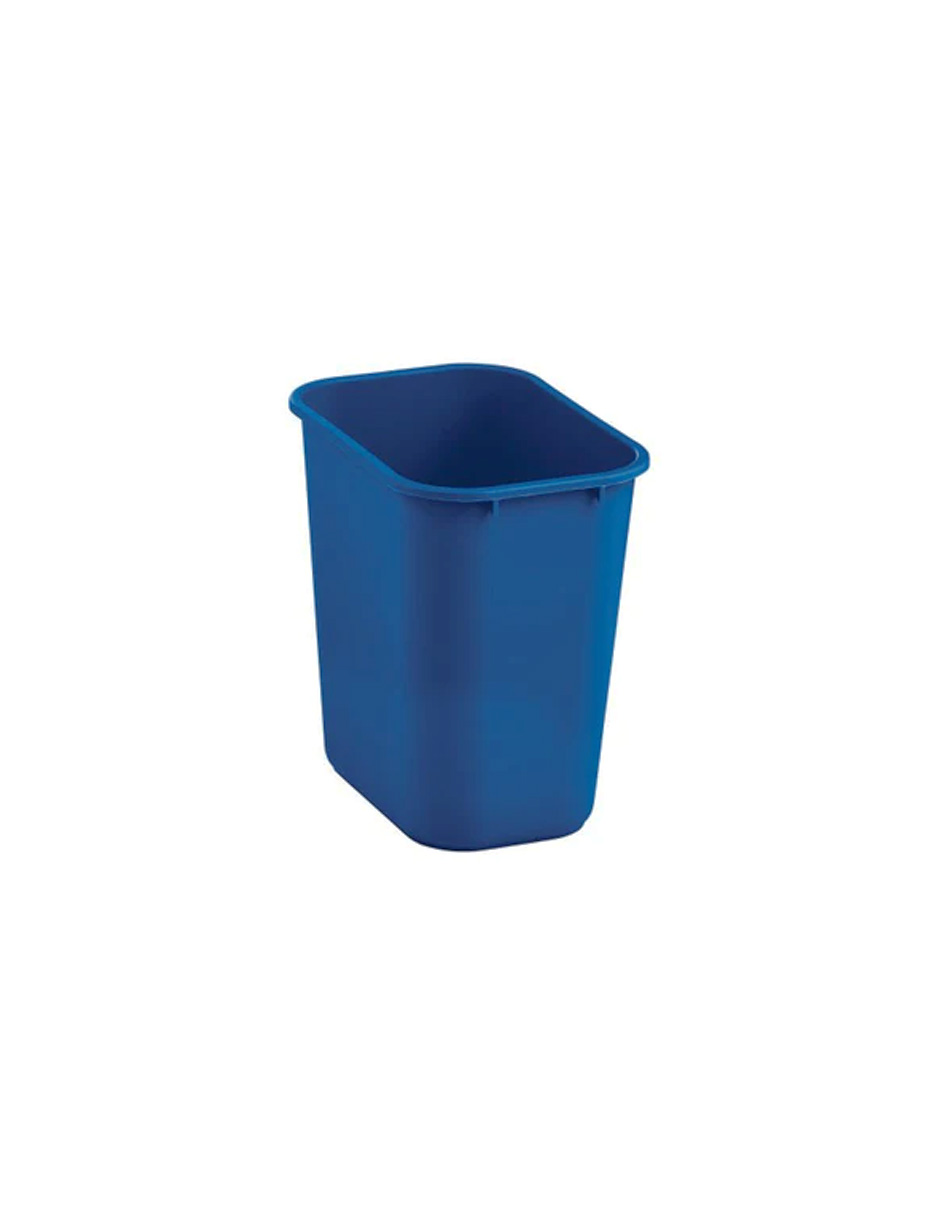 Foto 2 pulgar | Cesto de Basura Rubbermaid FG295673BLUE color Azul Mediano 26.6 L