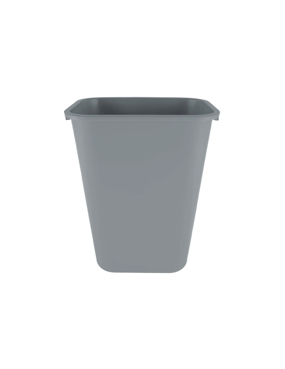 Foto 2 pulgar | Cesto de Basura Mediano 26.6 L Rubbermaid FG295600GRAY color Gris