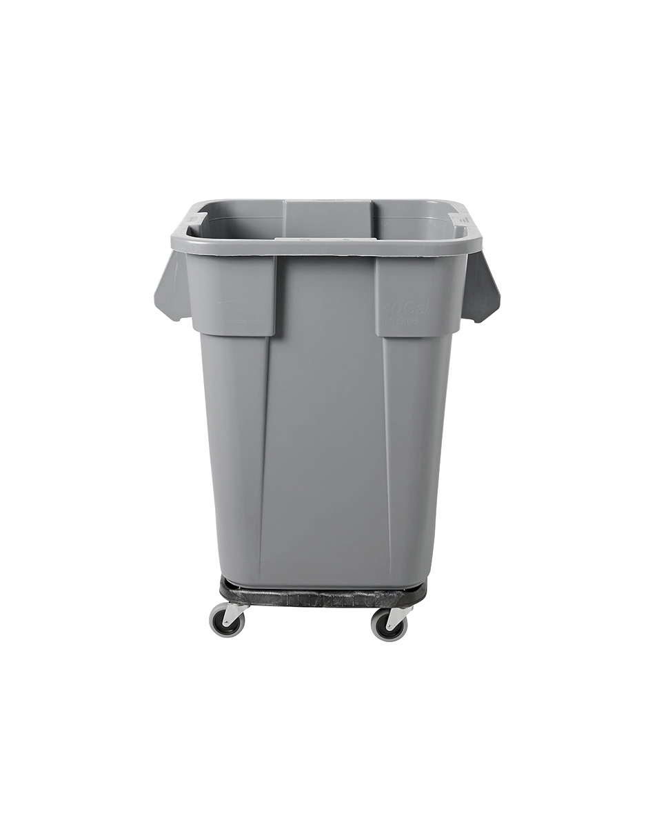 Foto 4 pulgar | Plataforma Cuadrada con Ruedas Brute Rubbermaid FG353000BLA color Negro