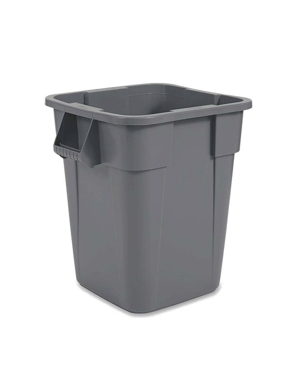 Foto 2 pulgar | Contenedor Rubbermaid FG353600GRAY color Gris Cuadrado Brute 40 GAL