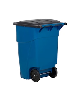 Foto 2 | Contenedor Bruterolout Rubbermaid Logo Reciclaje,s/tapa color Azul