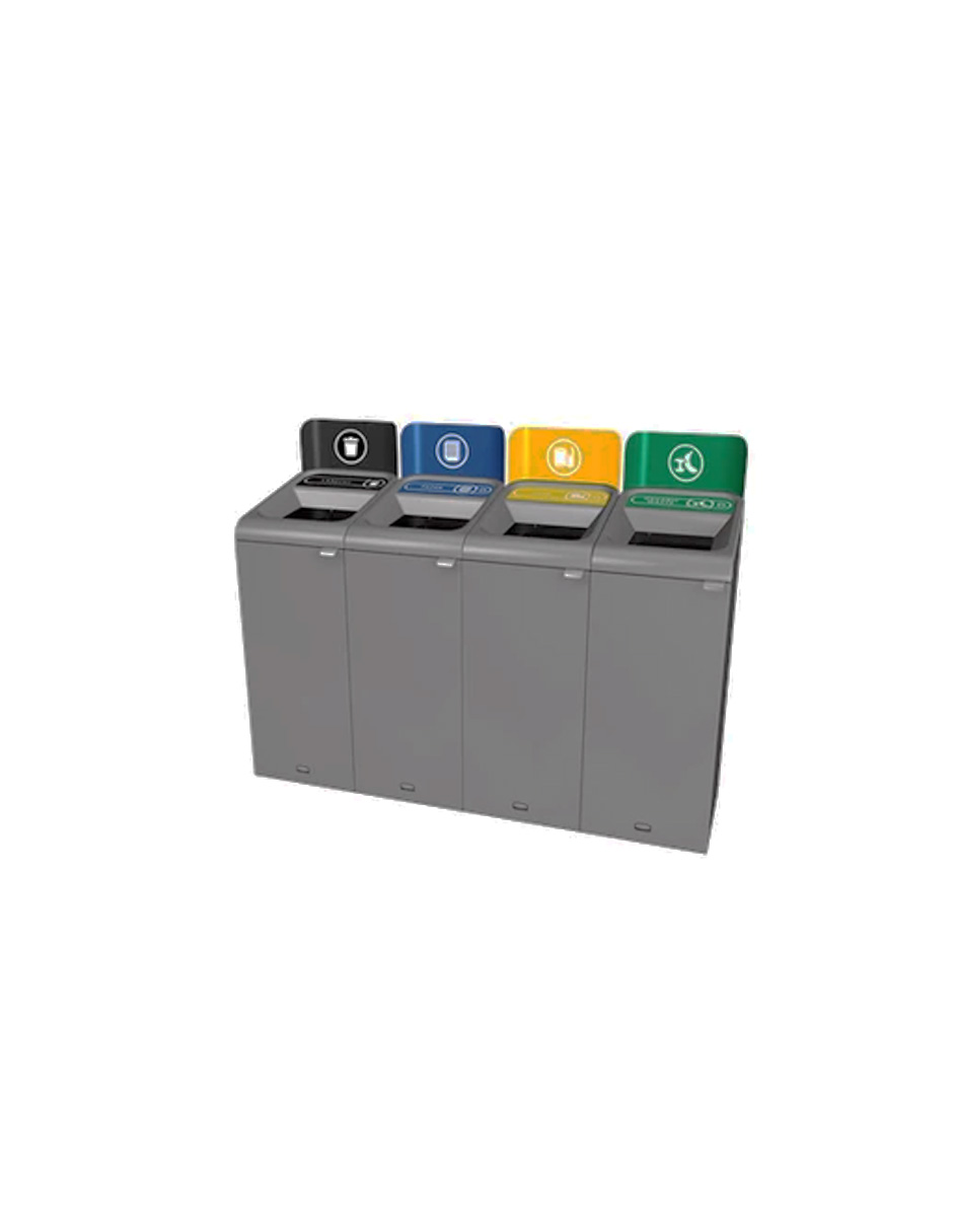 Foto 2 | Etiqueta para Contenedor Rubbermaid 1961572 color Negro Configure