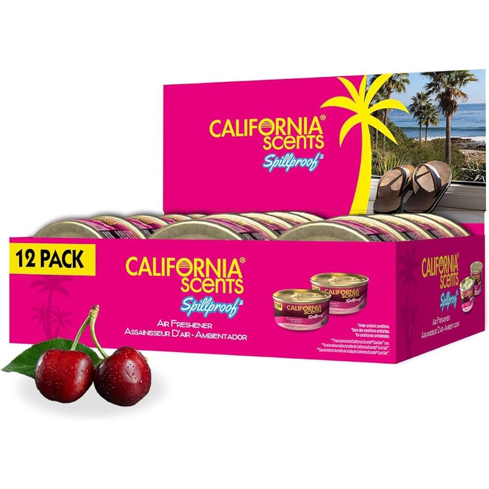 Foto 2 pulgar | Aromatizador de Coche California Scents Cherry en Corcho 12 Piezas