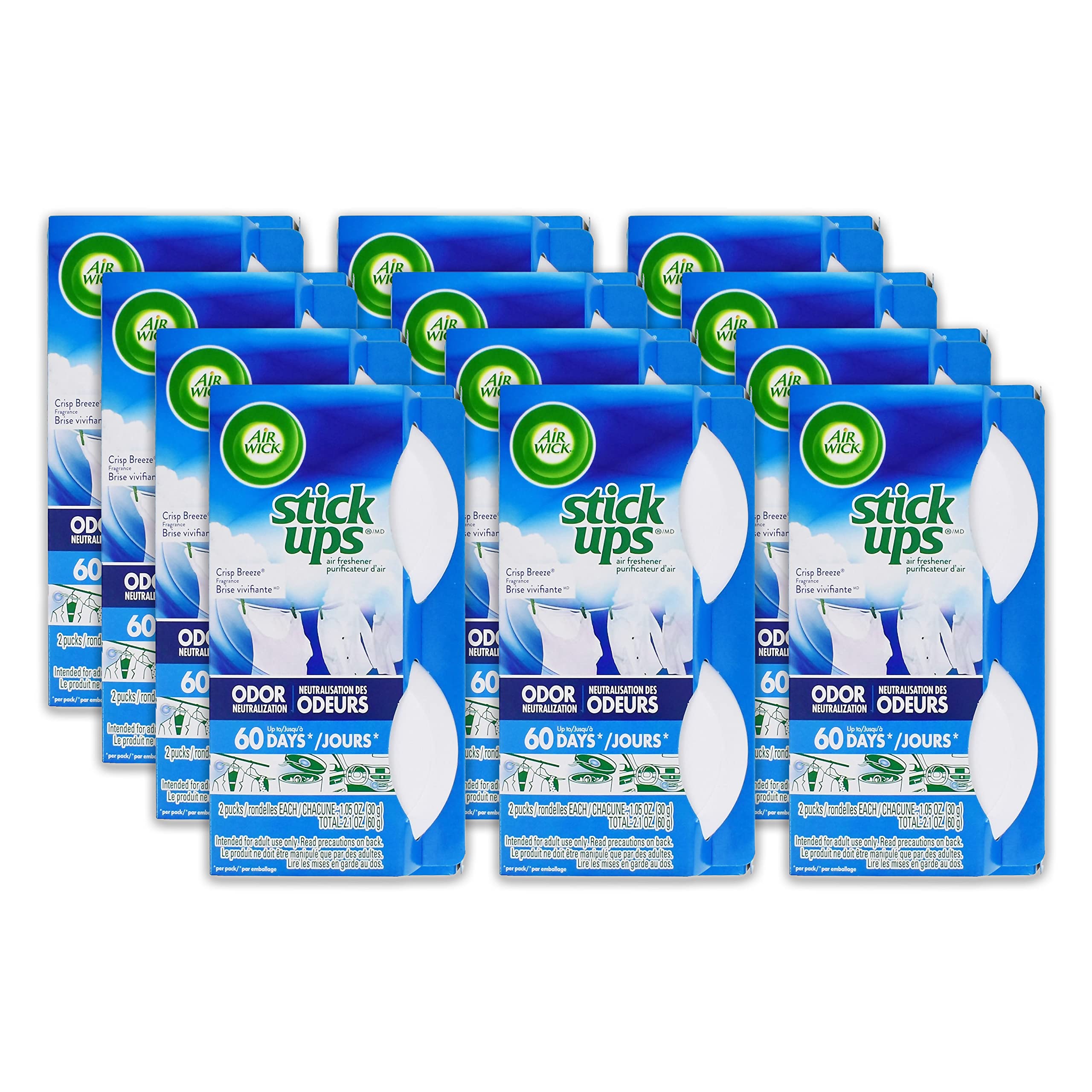 Foto 2 pulgar | Ambientador Air Wick Stick Ups Crisp Breeze, 2 Unidades X 12 - Venta Internacional.