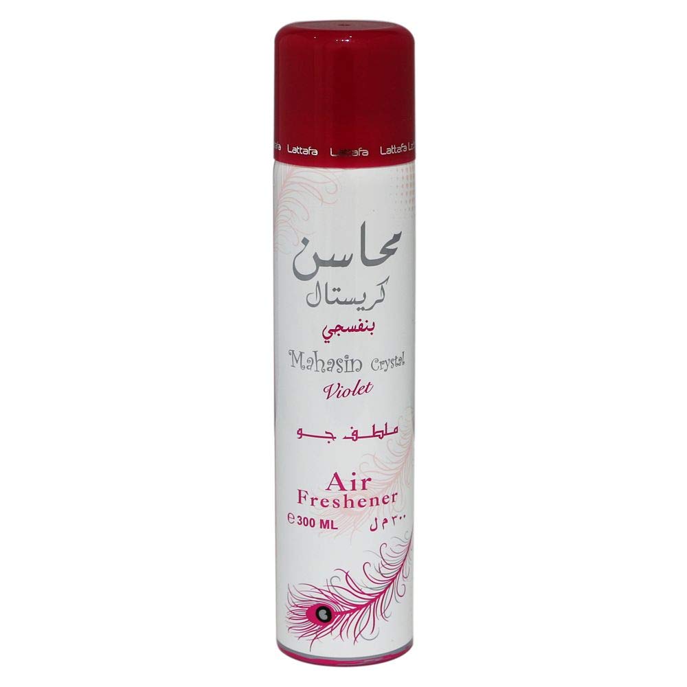 Foto 2 pulgar | Ambientador Lattafa Mahasin Crystal Violet 300 ml - Venta Internacional