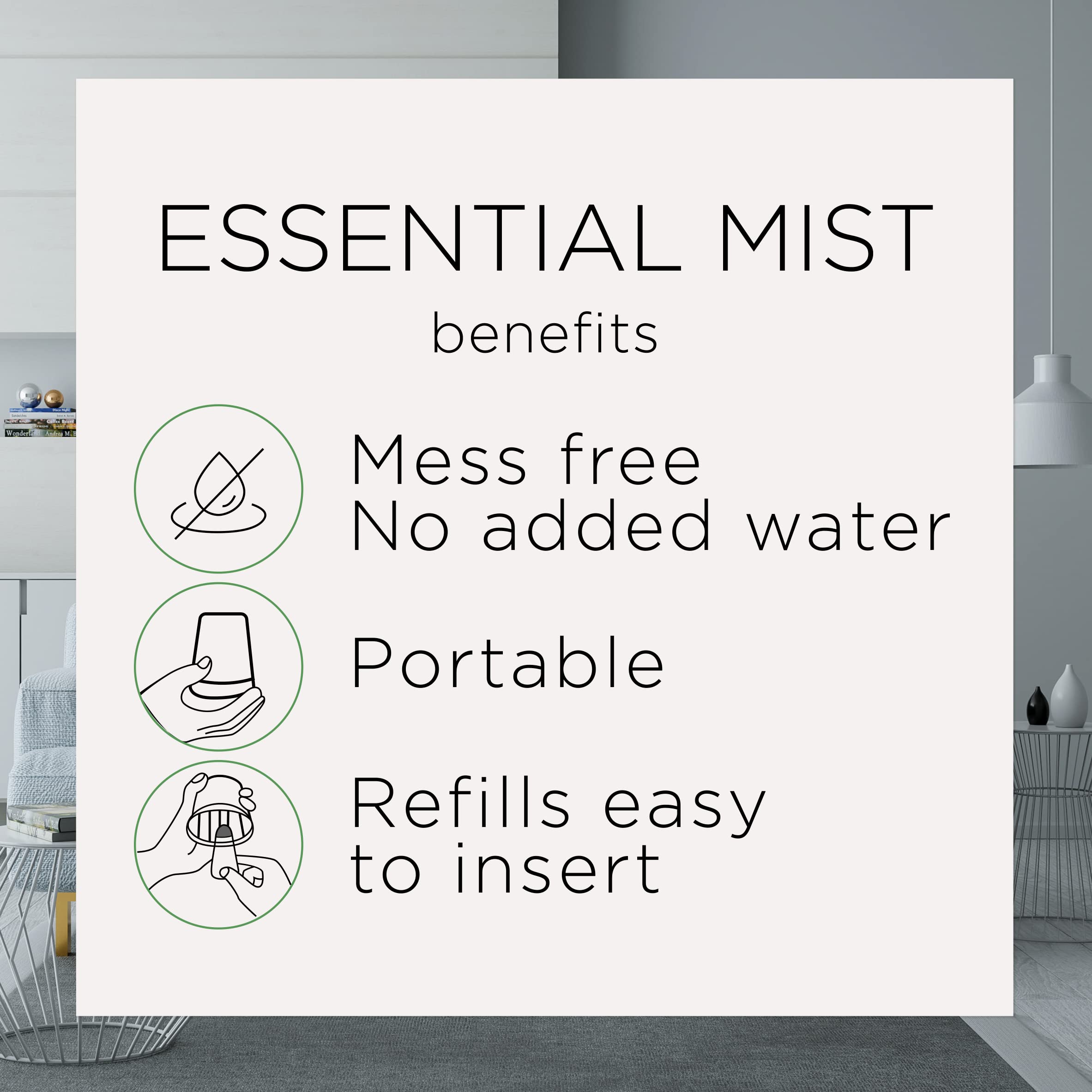 Foto 4 | Relleno Air Wick Essential Mist, Lino Y Pétalos, 3 Unidades - Venta Internacional.