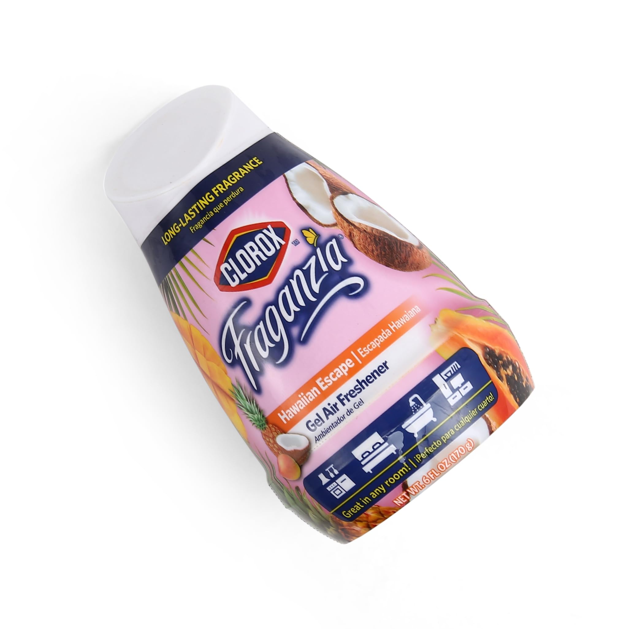Foto 5 pulgar | Ambientador en Gel Clorox Fraganzia Hawaiian Escape 180 ml 12 Piezas - Venta Internacional