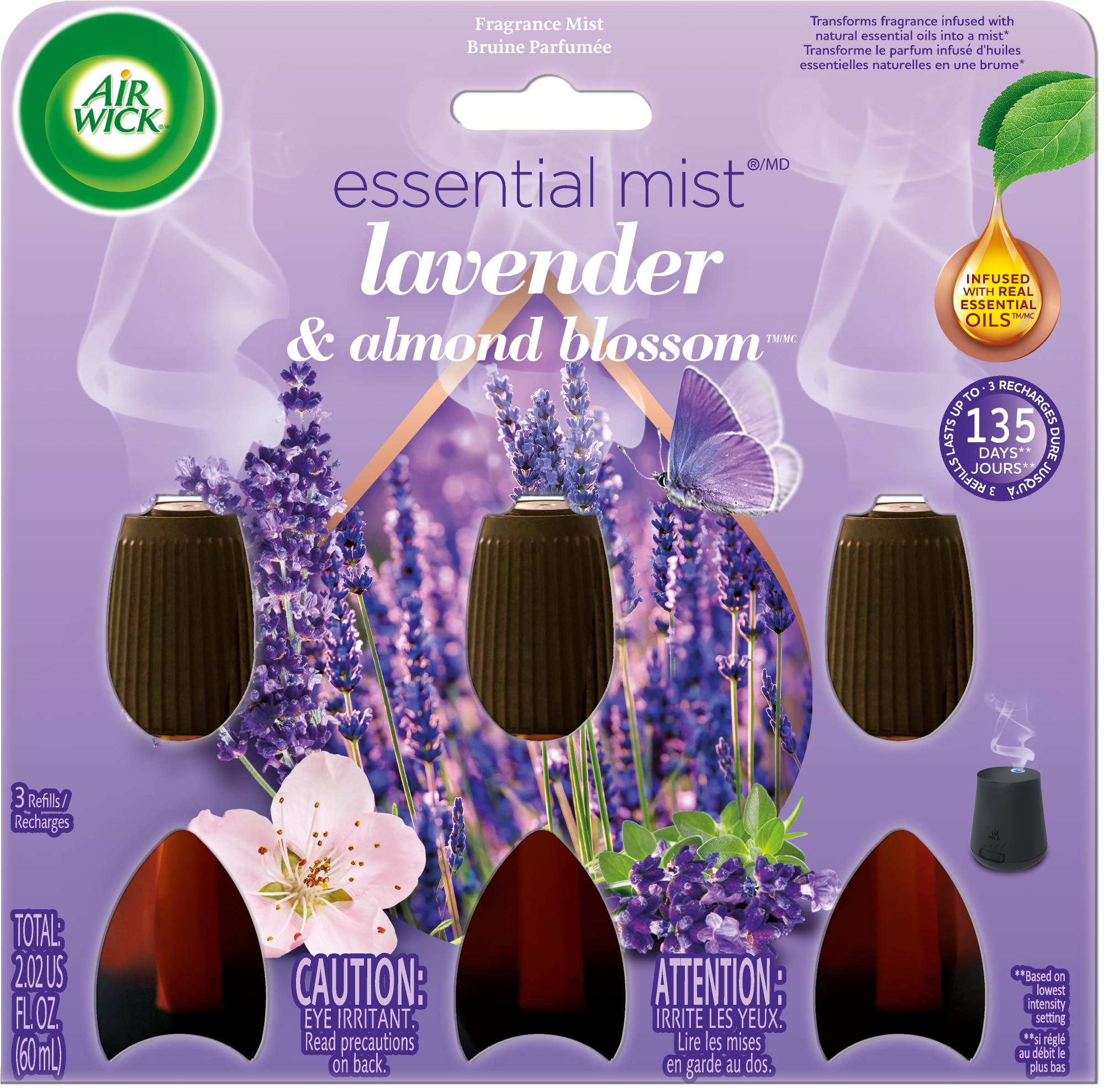Foto 1 | Recambio Air Wick Essential Mist De Lavanda Y Almendra, Paquete De 3 - Venta Internacional.