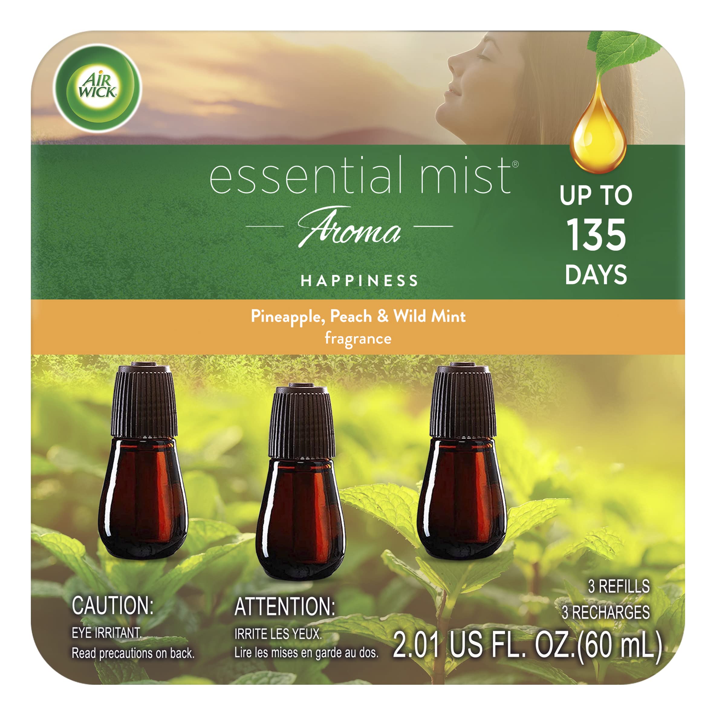 Foto 2 pulgar | Recarga Air Wick Essential Mist Happiness, Paquete De 3 - Venta Internacional.