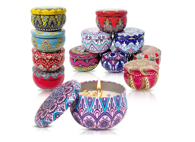 Foto 2 pulgar | Velas Aromáticas 12 Piezas
