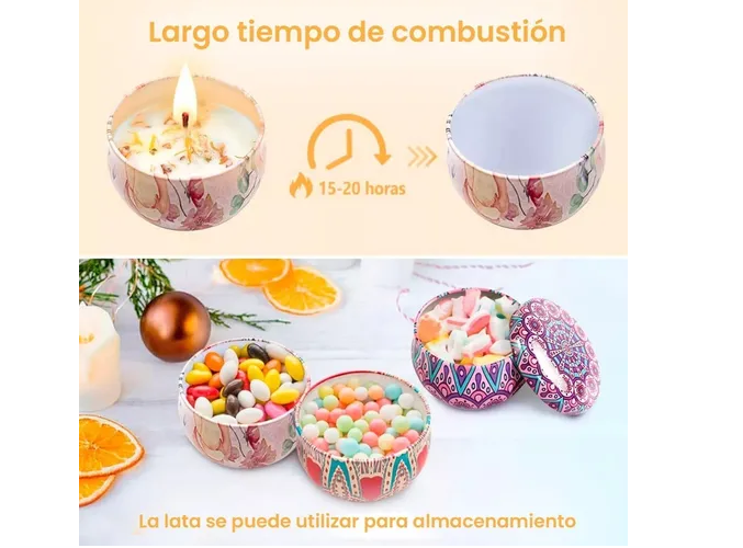 Foto 5 | Velas Aromáticas 12 Piezas