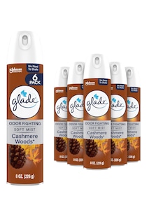 Foto 1 | Ambientador De Habitación Glade Cashmere Woods 240 Ml Paquete De 6 - Venta Internacional.