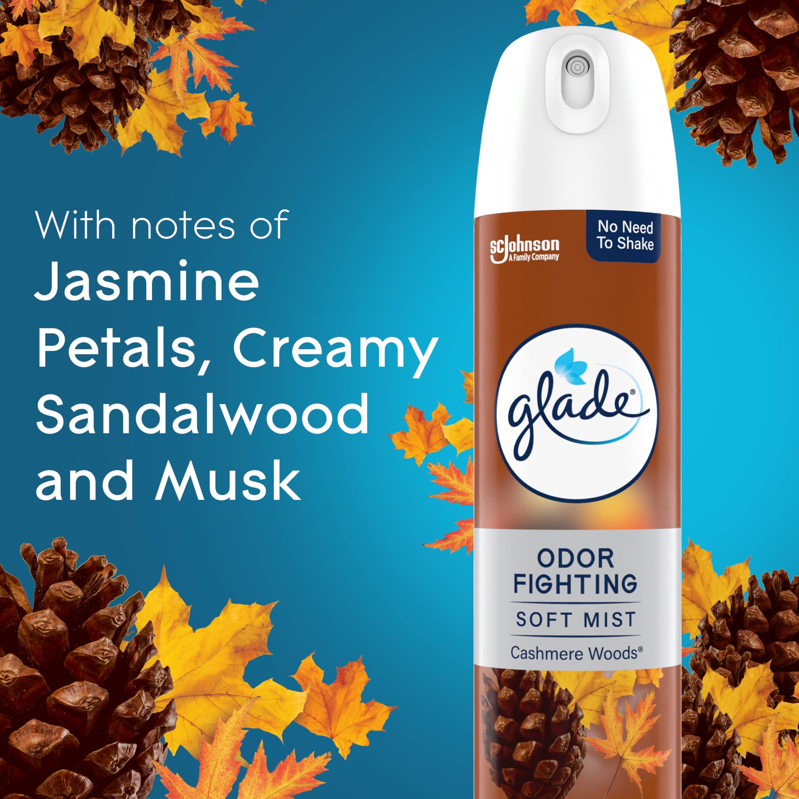 Foto 5 pulgar | Ambientador De Habitación Glade Cashmere Woods  240 Ml  Paquete De 6 - Venta Internacional.