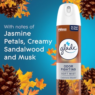 Foto 4 | Ambientador De Habitación Glade Cashmere Woods 240 Ml Paquete De 6 - Venta Internacional.