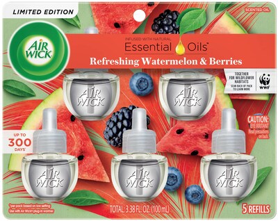 Foto 1 | Recambio De Aceite Perfumado Air Wick Plug Para Sandía Fresca Y Bayas - Venta Internacional.