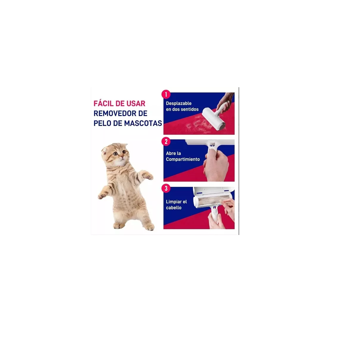 Foto 4 pulgar | Rodillo Quita Pelusa Eo Safe Imports Esi-10863 Multicolor