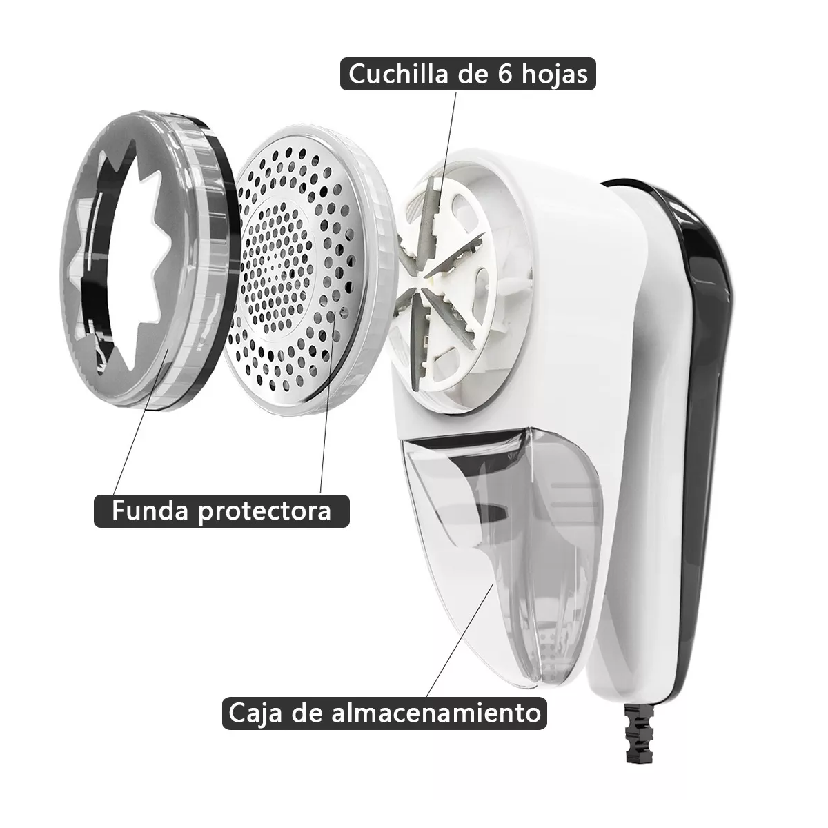Foto 3 pulgar | Quita Pelusa Ropa Removedor Eléctrico Portátil Eo Safe Imports Esi-14155 Blanco