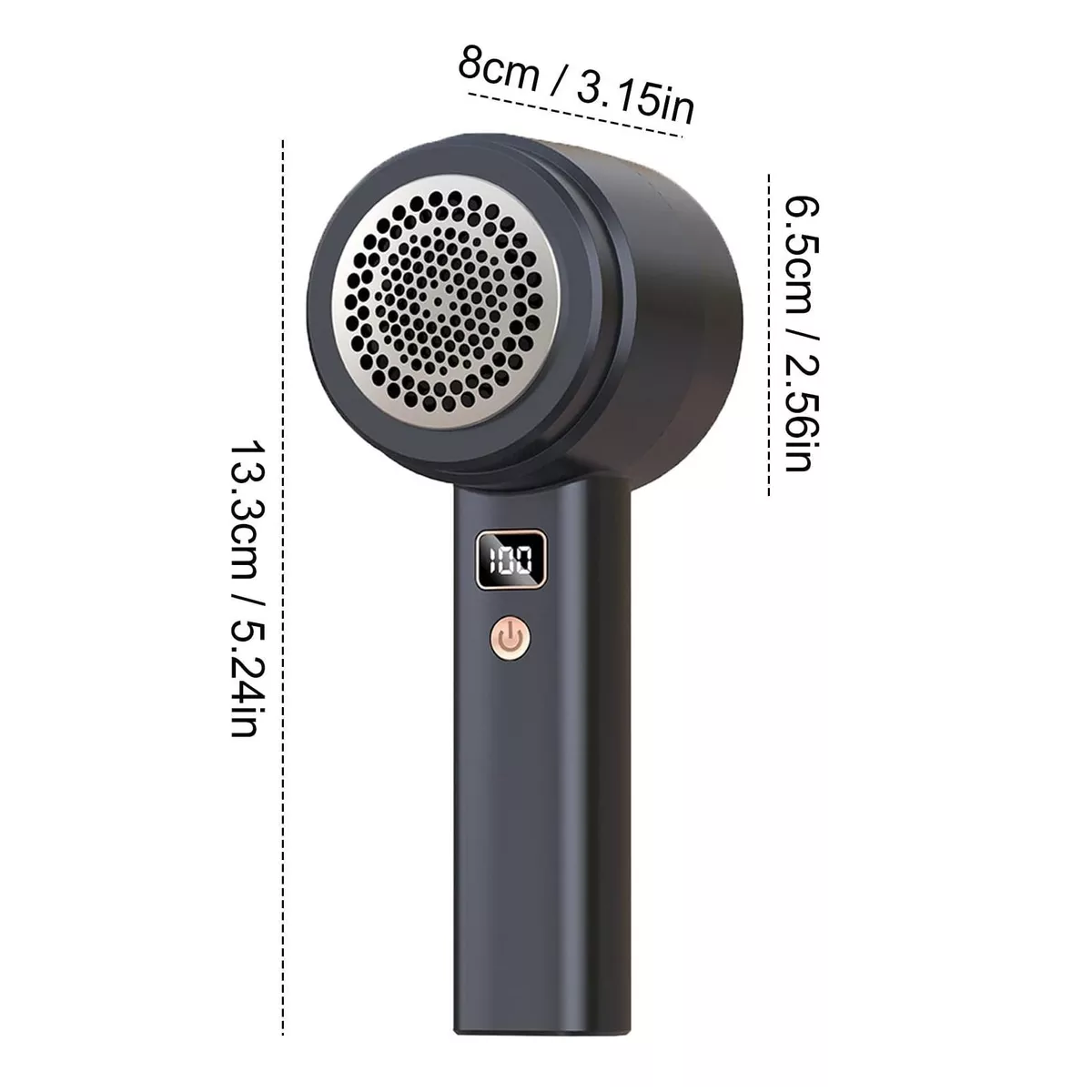 Foto 4 pulgar | Quita Pelusa Recargable Pantalla Digital  Ropa Removedor Eo Safe Imports  Esi-15112 Negro