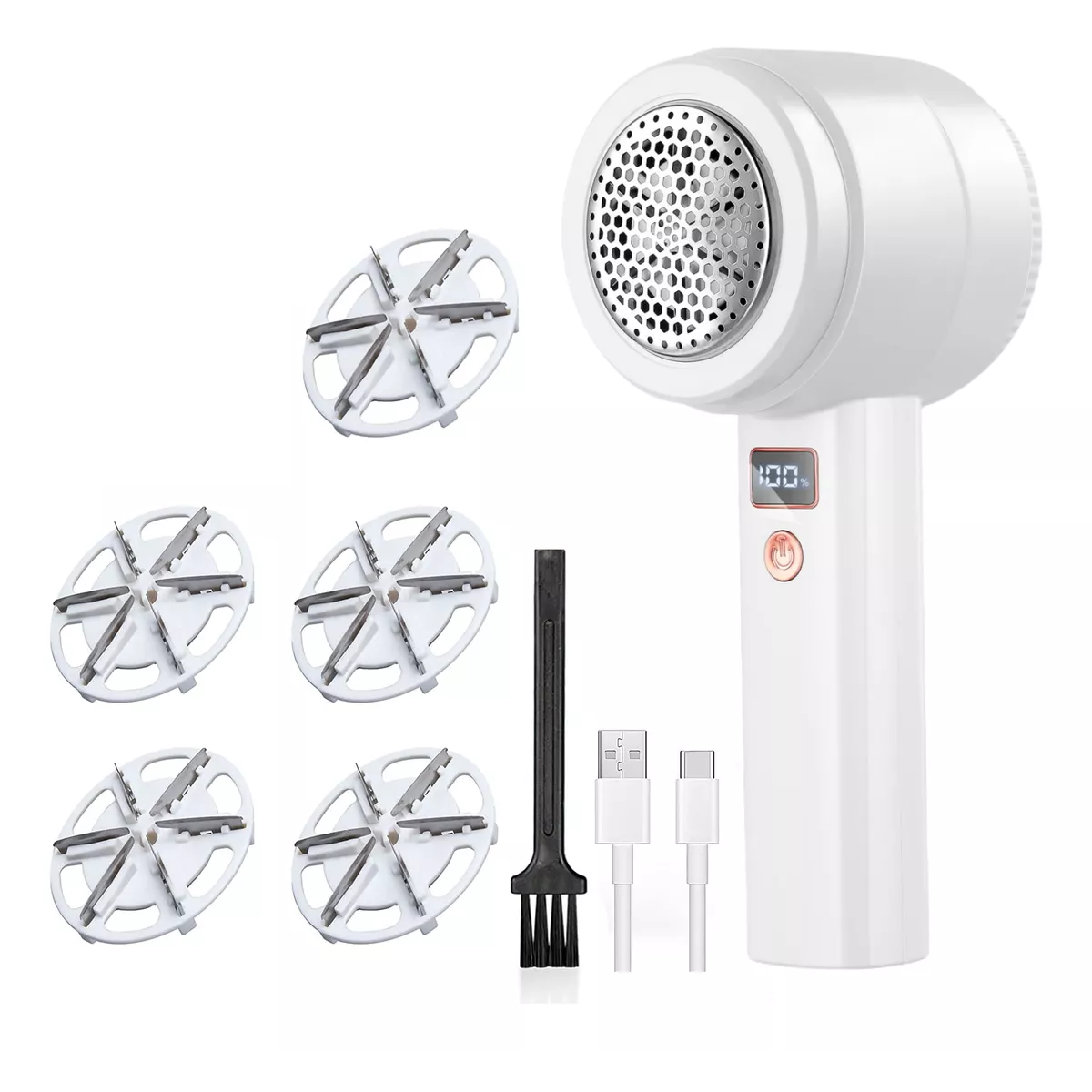 Foto 1 | Quita Pelusa Recargable Pantalla Digital Ropa Removedor Eo Safe Imports Esi-15111 Blanco